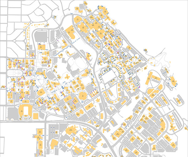 campus shovel map