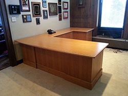 desk in office