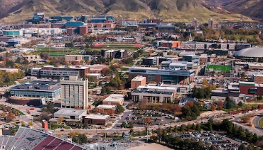 A birds eye view of campus